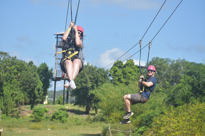 Jamwest ATV Off-Road Adventure & Zipline Combo in Negril - Sandy washes, rocky hills, and a rough ride