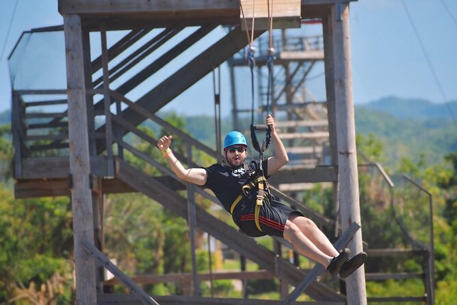 Jamwest Reggae Zipline Tour from Negril - The rappel adds a second kind of thrill