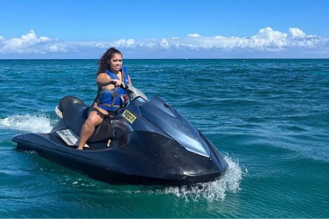 Jet Ski and Bamboo Rafting Limestone Massage From Montego Bay - Starting with speed on Montego Bay’s water