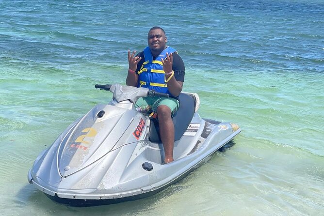 Jet Ski and Margaritaville day vibes. - Getting ready beside the open beach and bar