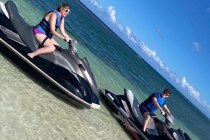 Jet Ski Water Activities and Beach Time in Montego Bay - The safety lesson comes before the speed