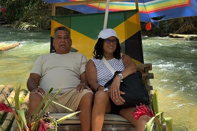 Lethe Bamboo Rafting with Limestone Foot Massage from Montego Bay - Boarding the 30-foot bamboo raft