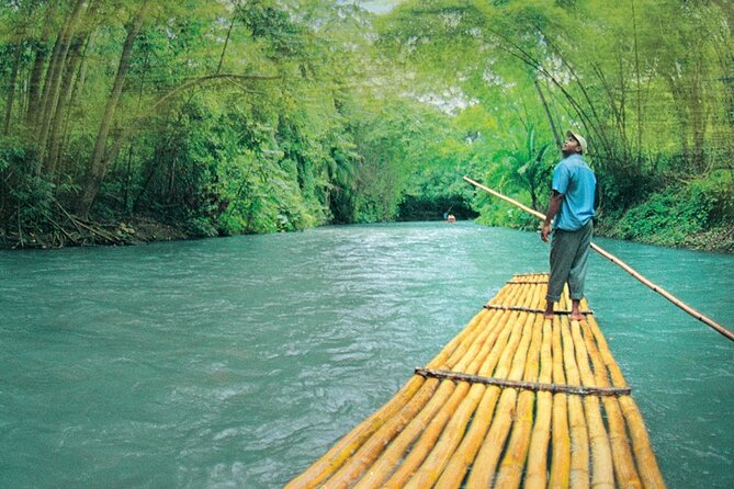 Martha Brae Bamboo Rafting Experience From Montego Bay - Arriving near Falmouth and boarding the raft