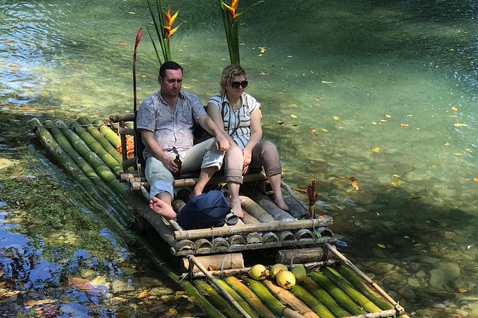 (Martha Brae River) Bamboo Rafting - Swimming, photos, and the limestone foot massage