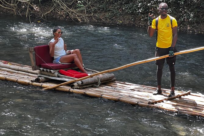 (Martha Brae River) Bamboo Rafting - Food, drinks, and shopping along the route
