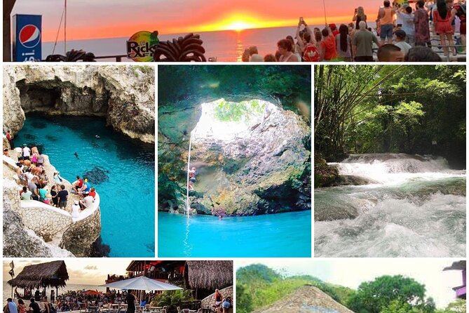 Mayfield Falls, Blue Hole & Rick's Café Tours/Weed Farm option - Spending an hour at Rick’s Café