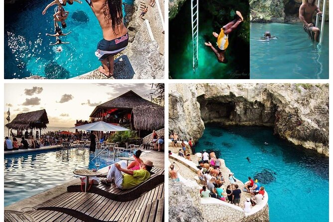 Mayfield Falls, Blue Hole & Rick's Café Tours/Weed Farm option - Getting soaked at Mayfield Falls