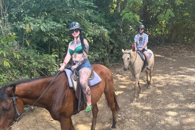 Montego Bay Adventure Day: ATV, Zip-lining & Horseback Riding Fun - Horseback riding through countryside and water