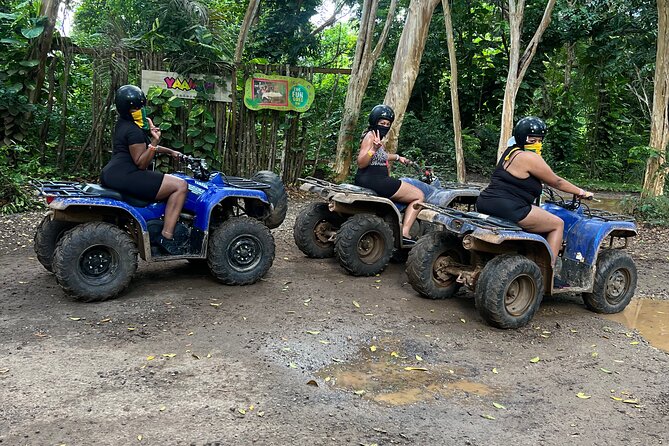 Montego Bay ATV Ride & Bamboo Rafting With Limestone Foot Massage - The limestone foot massage stop