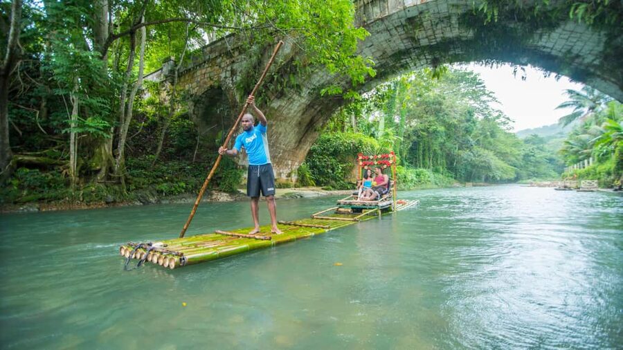 Montego Bay: Bamboo Raft Cruise on the Great River - Swimming, limestone scrubs, and what to pack