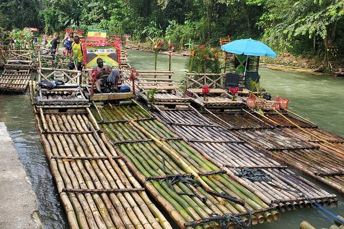 Montego Bay Bamboo Rafting & limestone Massage Private Transfer. - The limestone massage and river extras