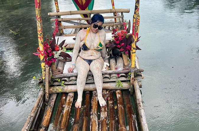 Montego Bay Bamboo Rafting Tour with Limestone Foot Massage - Swimming, shopping, and riverside refreshments