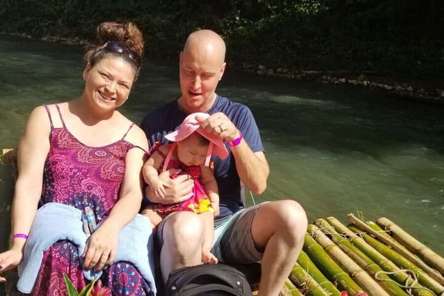 Montego Bay: Bamboo River Rafting and Limestone Foot Massage - A Limestone Foot Massage Beside the River
