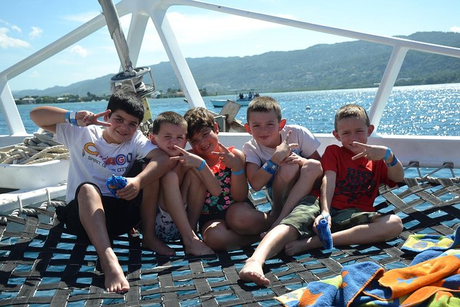 Montego Bay Catamaran Cruise and Snorkeling Tour from Falmouth - A catamaran party along Montego Bay’s coast
