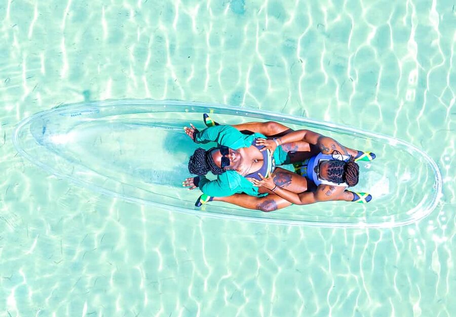 Montego Bay: Crystal Clear Kayak Drone singles Photo Shoot - Two hours on the water in Montego Bay