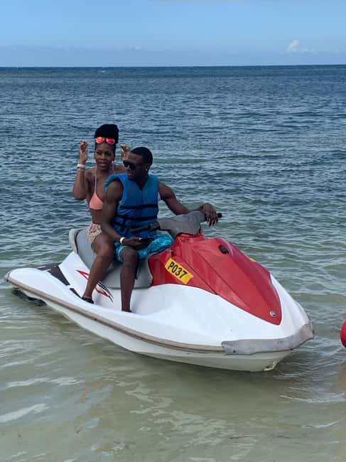 Montego Bay: Jet Ski & Beach with Private Transport - Tropical Bliss beach after the ride