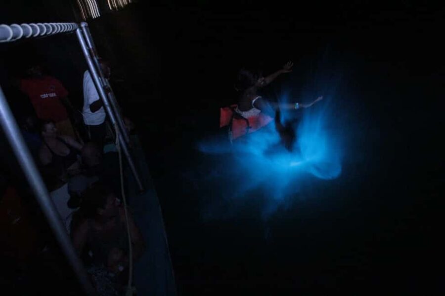 Montego Bay: Luminous Lagoon Evening Boat Tour - Boarding the one-hour night cruise