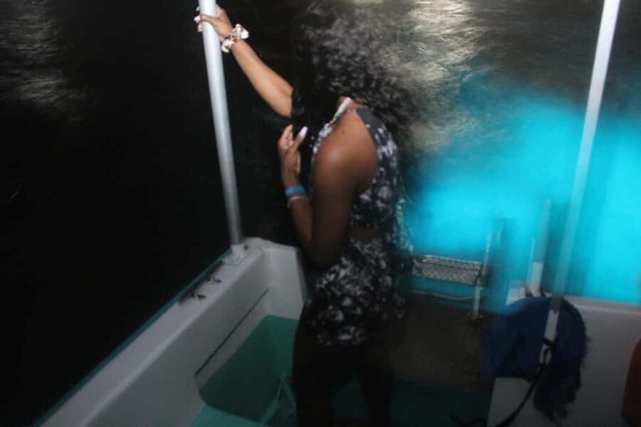 Montego Bay: Luminous Lagoon Evening Boat Tour - What swimming adds to the experience