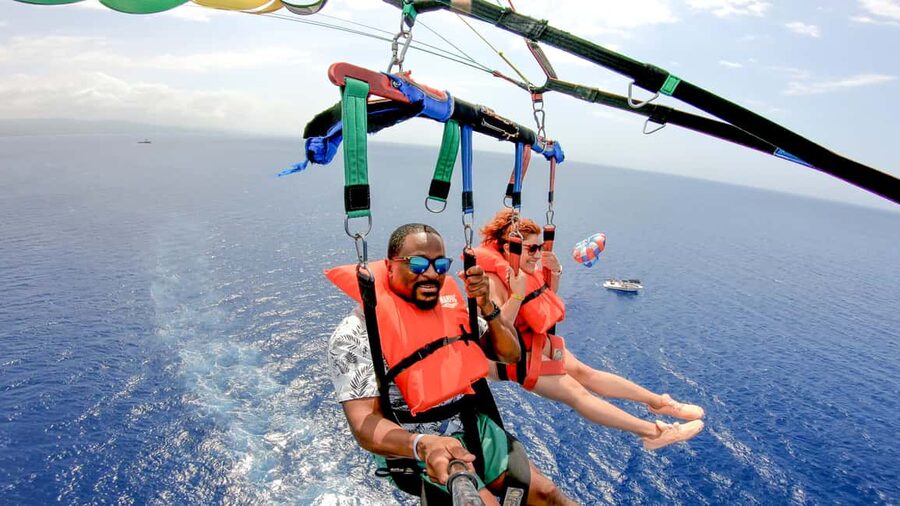 Montego Bay: Parasailing and Jet Ski Combo with Pickup - Starting with a private pickup in Montego Bay