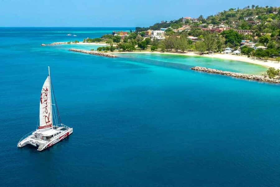 Montego Bay: Reggae Catamaran 18+ Cruise with Open Bar - A party boat with a real Montego Bay setting