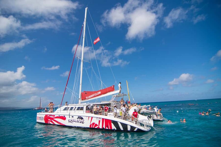 Montego Bay: Reggae Catamaran 18+ Cruise with Open Bar - Snorkeling is short but worth packing for