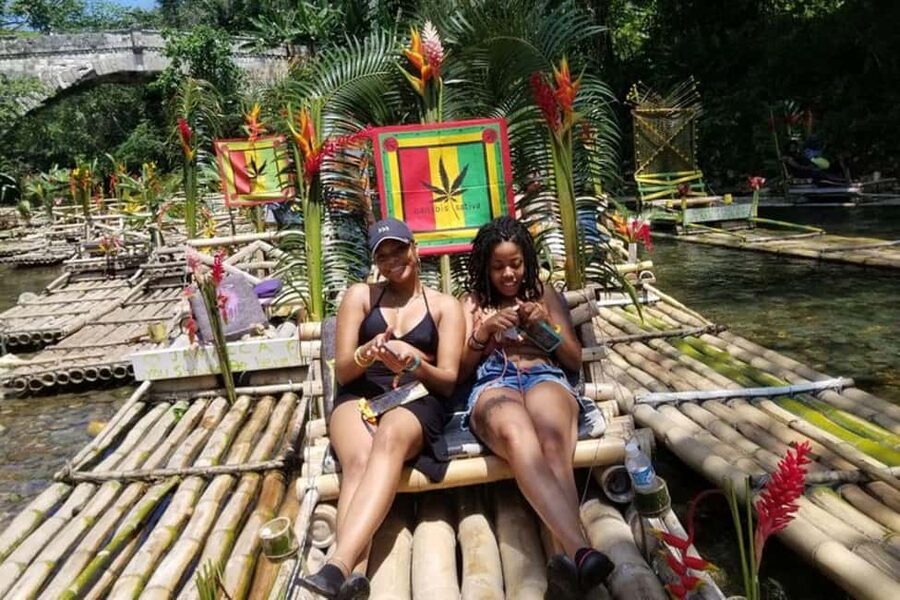 Montego Bay: River Rafting and Dunn's River Falls Day Trip - What bamboo rafting is really like