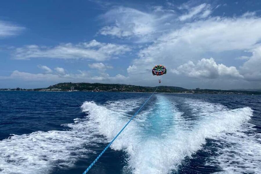 Montego Bay Thrilling Watersports Adventure Packages - Parasailing 200 feet above the sea
