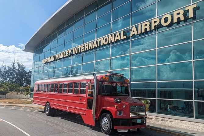 Montego Bay to Kingston PickUp & Drop-Off Service UP 20 PEOPLE - A Kingston Airport Transfer With Music and Lights