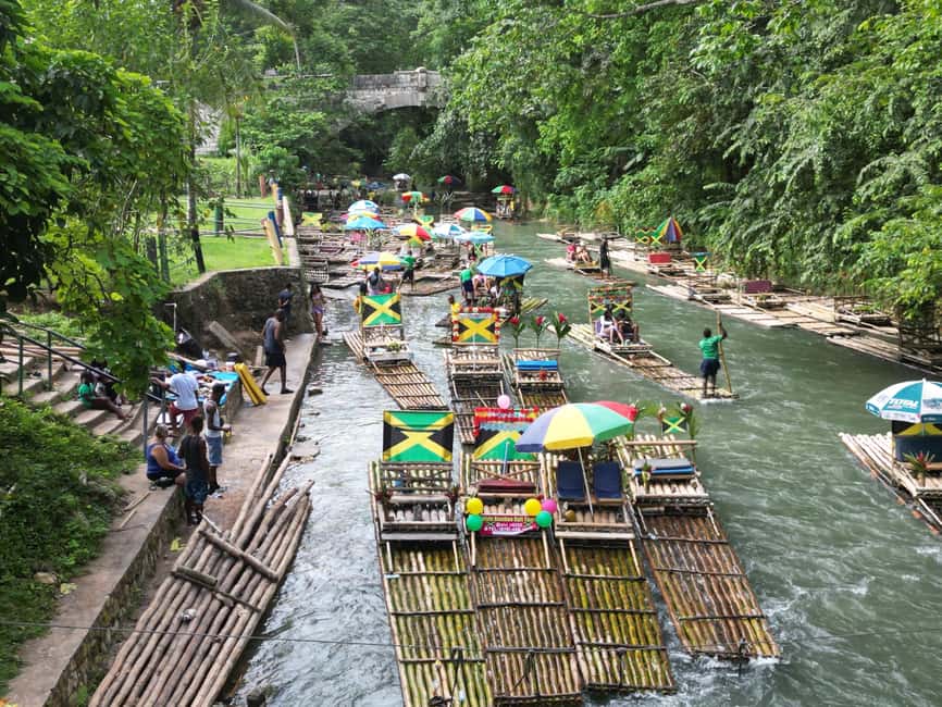 Montegobay: Rafting Tour with Limestone Massage - Meeting Local People Around Lethe