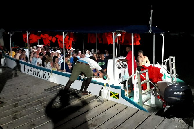 Mystic Lagoon Guided Boat Ride and Swim - From Montego Bay to Falmouth after dark