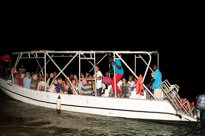 Mystic Lagoon Guided Boat Ride and Swim - The nighttime boat ride at Mystic Lagoon