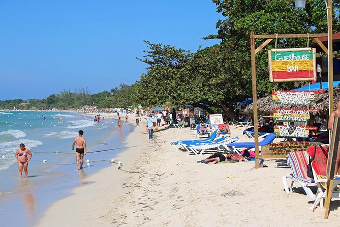 Negril 7 Mile Beach & Rick's Café Combo Tour from Montego Bay - Three hours on Seven Mile Beach
