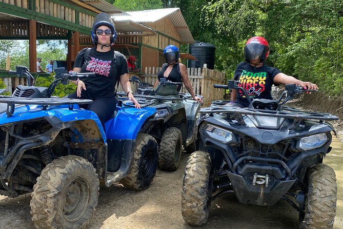 No driver’s license required Atv ride with transportation. - Leaving Montego Bay in an air-conditioned vehicle