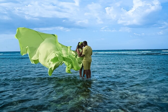 OceanShootJamaica Flying Dress, Montego Bay - Thirty minutes of photos in shallow ocean water