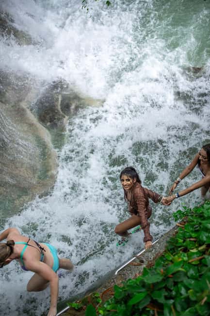 Ocho Rios: Catamaran Sail & Snorkel + Dunn's River Climb - A five-hour taste of Ocho Rios by sea and waterfall