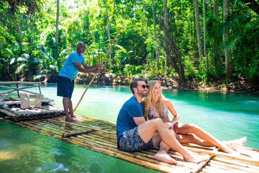 Ocho Rios: Horseback Riding in the Ocean and Bamboo Rafting - Key points at a glance