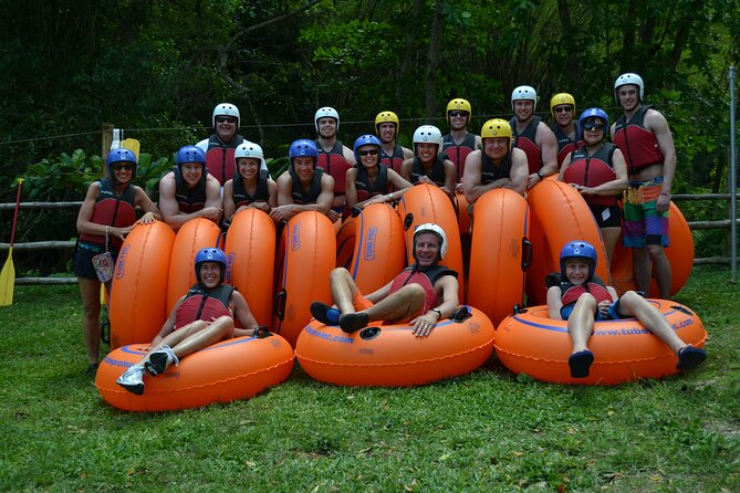 Ocho Rios: Waterfalls, River Tubing, and Beach Adventure - Floating two miles down the Rio Bueno