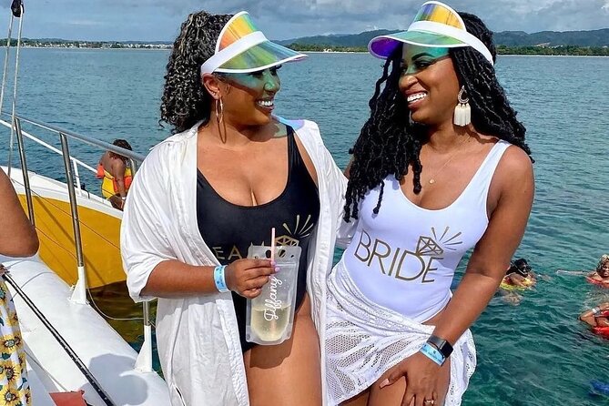 Party Catamaran Sunset Ricks Cafe Negril Open Bar and DJ - Snorkeling near the coral reef