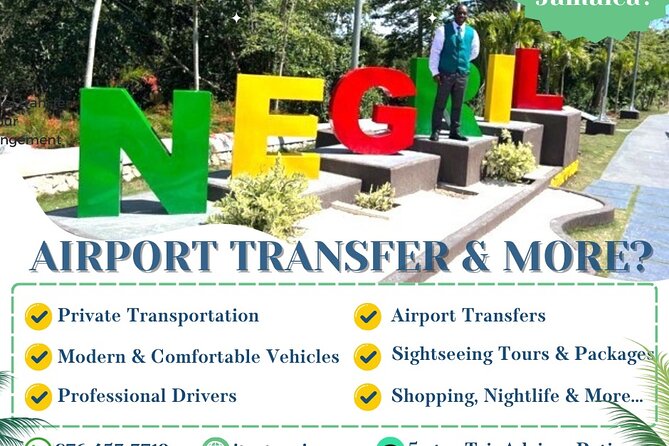 Private Airport Transfer Montego Bay Airport to Negril (One-Way) - Stops for lunch, supplies, and a cold drink
