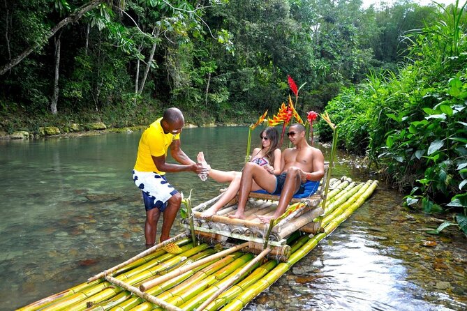 Private Bamboo Rafting along Great River with Pickup - The Great River raft ride