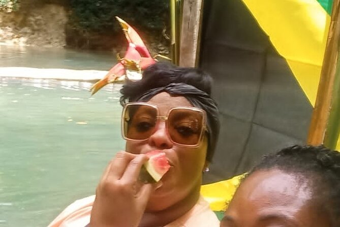 Private Bamboo River Raft with Limestone Massage in Montego Bay - Local food can make the day feel more complete