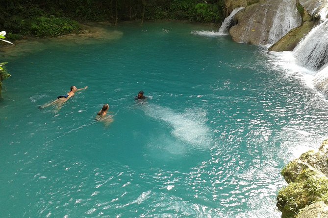Private Blue Hole & Secret Falls Day Trip plus Shopping from Montego Bay Hotels - Key points at a glance
