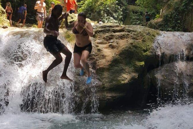 Private Blue Hole Tour from Montego Bay - The five-minute walk to Secret Falls