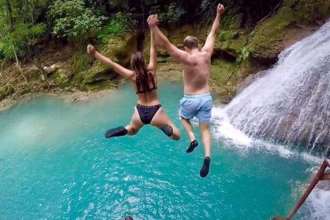 [PRIVATE] Dunn's River Falls, Blue Hole & Secret Falls w/Entrance - Blue Hole and Secret Falls bring the playful energy