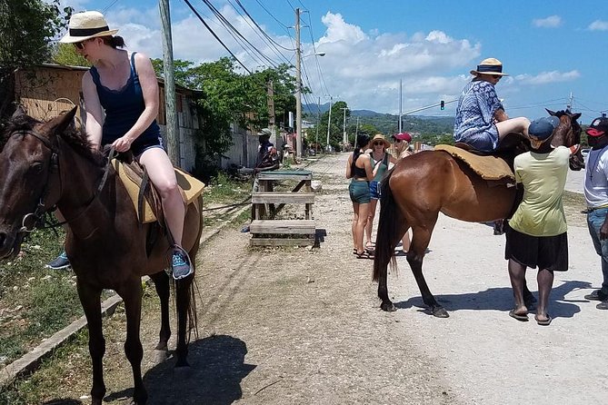 Private Horseback Riding from Ocho Rios with Guide - Entering the sea on horseback