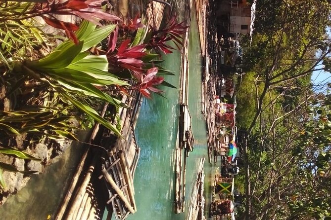 Private River Bamboo Rafting Activity in Ocho Rios Jamaica - The limestone leg massage