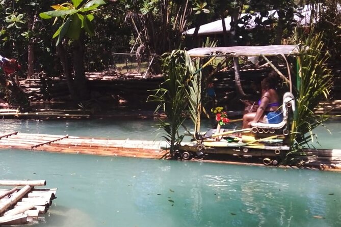 Private River Bamboo Rafting Activity in Ocho Rios Jamaica - The private beach photo stop