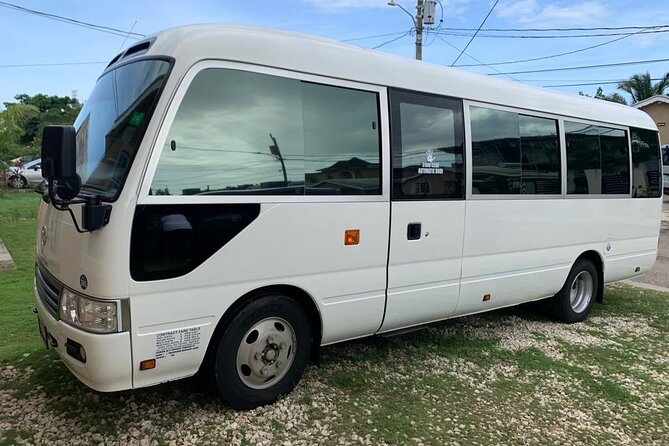 Private Transfers from Montego Bay Airport to Runaway Bay Hotels - Air-conditioning, water, and family details