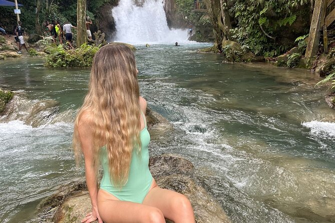 Private Transport to River Tubing or Rafting and Blue Hole combo - River tubing: easygoing, but still active