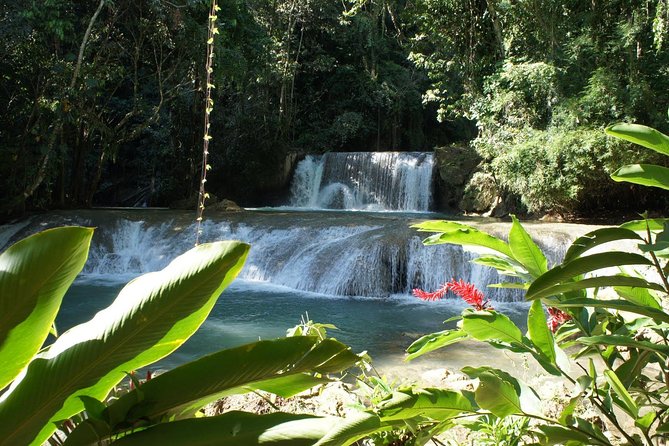 [PRIVATE] YS Falls from Negril - Entrance fees + Lunch Included - Swimming Beneath Seven Waterfall Levels